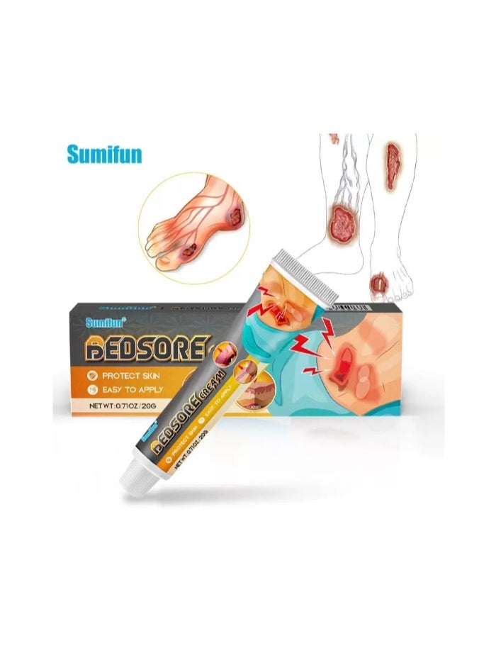 Sumifun Bedsores Cream, 20g Quick Acting Sore Sores Ointment Cream for Bedsores, Sore Sores Cream for Healing - Image 1
