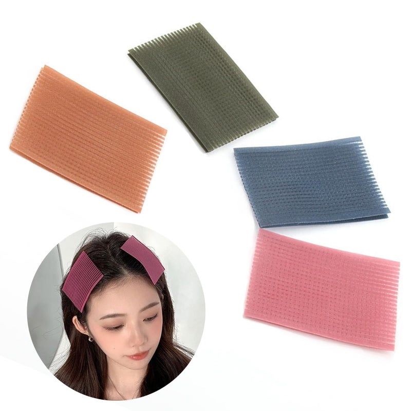 Snmzlc Hair pad packing 16 PCS Hair Pad Bangs patch for Men and Women accessories hair clips for styling sectioning (Pink Coffee Dark Green Dark Blue) US157 - Image 1