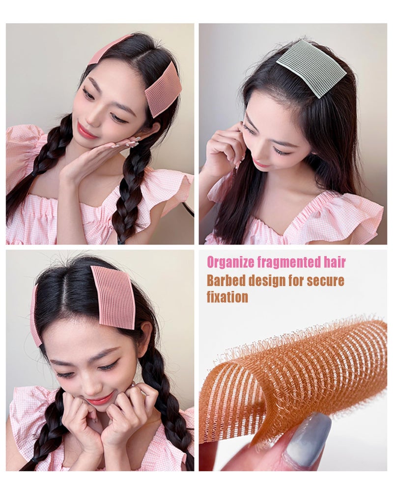 Snmzlc Hair pad packing 16 PCS Hair Pad Bangs patch for Men and Women accessories hair clips for styling sectioning (Pink Coffee Dark Green Dark Blue) US157 - Image 3