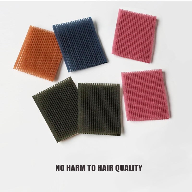 Snmzlc Hair pad packing 16 PCS Hair Pad Bangs patch for Men and Women accessories hair clips for styling sectioning (Pink Coffee Dark Green Dark Blue) US157 - Image 4