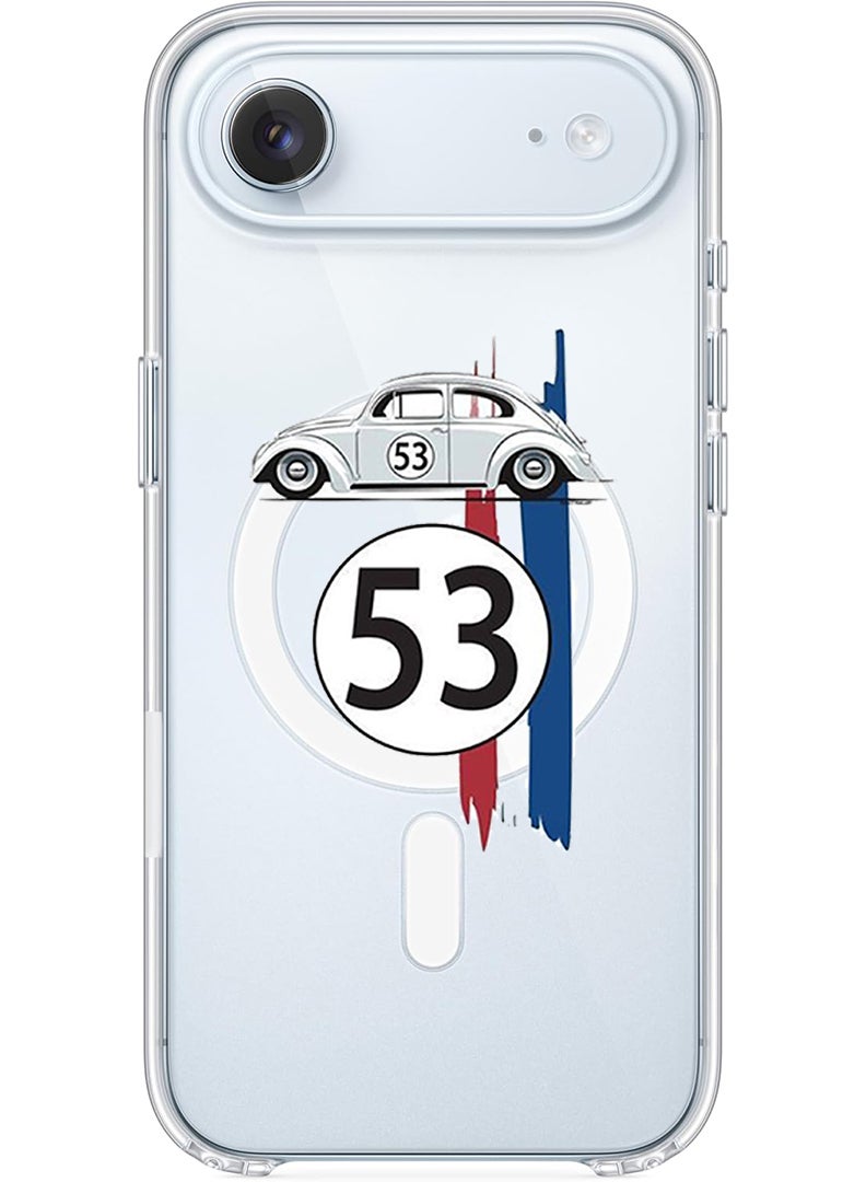 Theodor Magnetic Case for Apple iPhone 17 Air Compatible with MagSafe Wireless Charging, Shockproof Phone Bumper Cover - Car 53 - Image 1