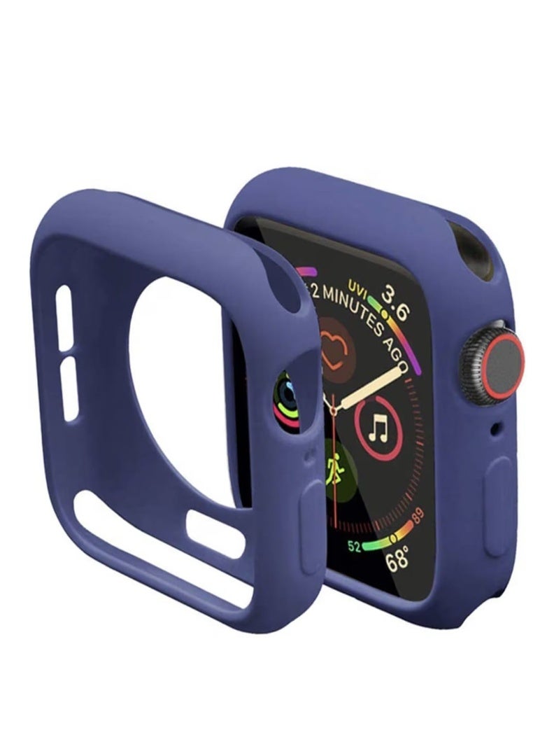 Apple Watch Case and Frame, Navy Blue, 45mm - Image 2