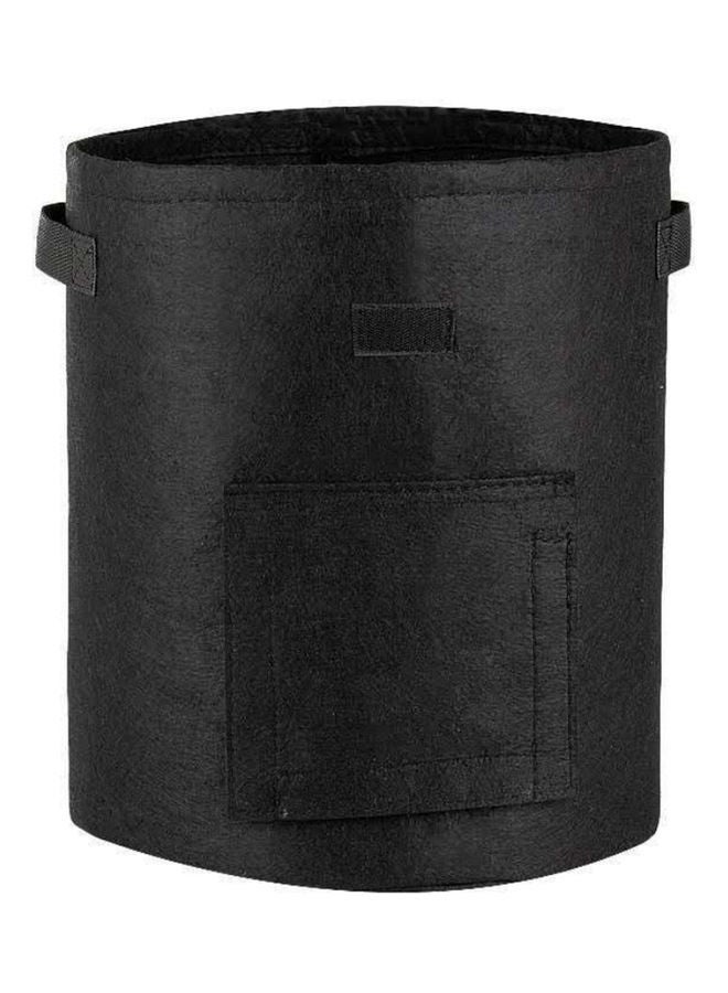 NIBEMINENT 2-Piece Plant Grow Bag Set Black