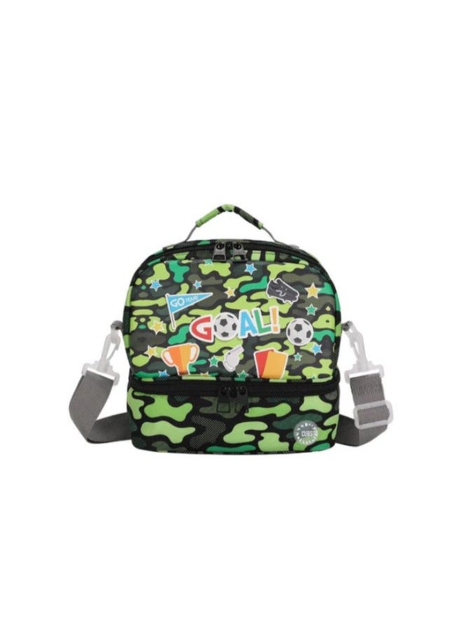 CUBS Football Green Camo Lunch Bag 