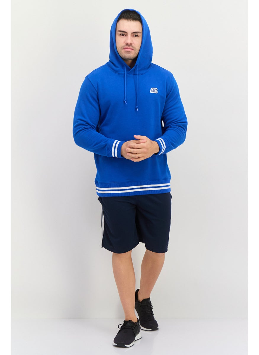SKECHERS Men Sportswear Fit Long Sleeve Outdoor Sweatshirt, Blue  - Image 3