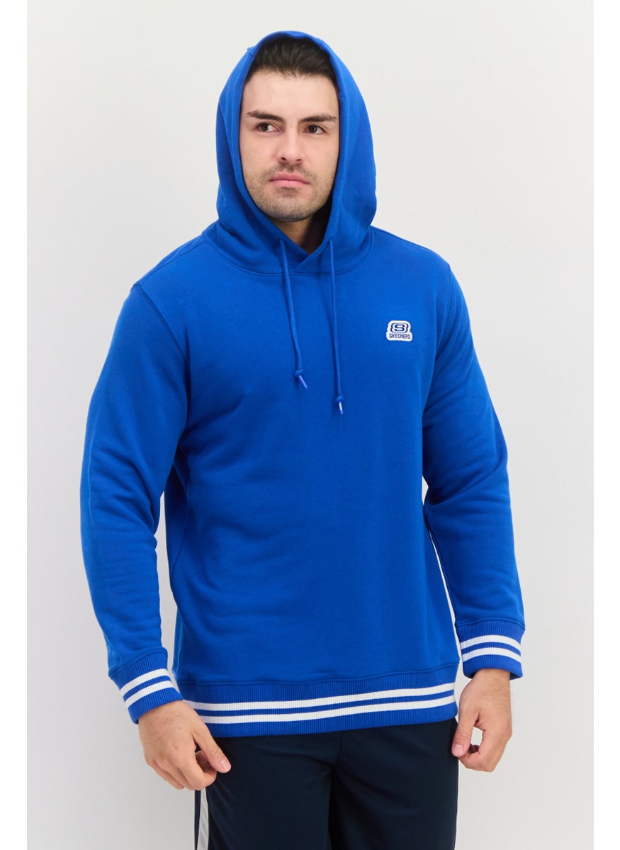 SKECHERS Men Sportswear Fit Long Sleeve Outdoor Sweatshirt, Blue  - Image 1