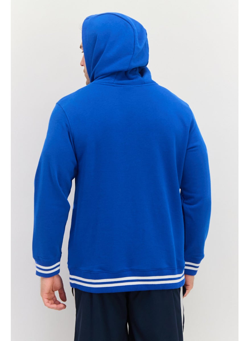 SKECHERS Men Sportswear Fit Long Sleeve Outdoor Sweatshirt, Blue  - Image 2
