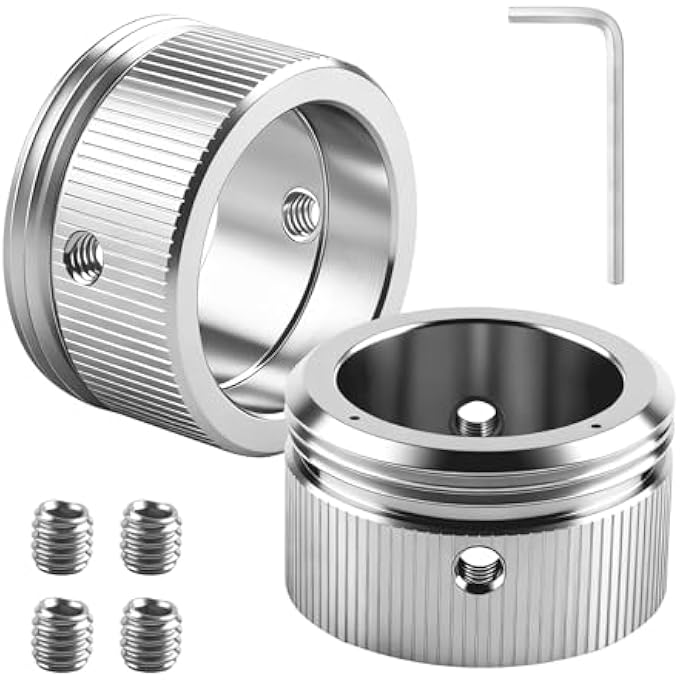 RADIATOR THERMOSTAT ADAPTER, M30 X 15 RADIATOR VALVE THERMOSTATIC HEAD WITH STRIPS, 304 STAINLESS STEEL RADIATOR ACCESSORIES WITH HEX KEY PACK OF 2 - Image 2