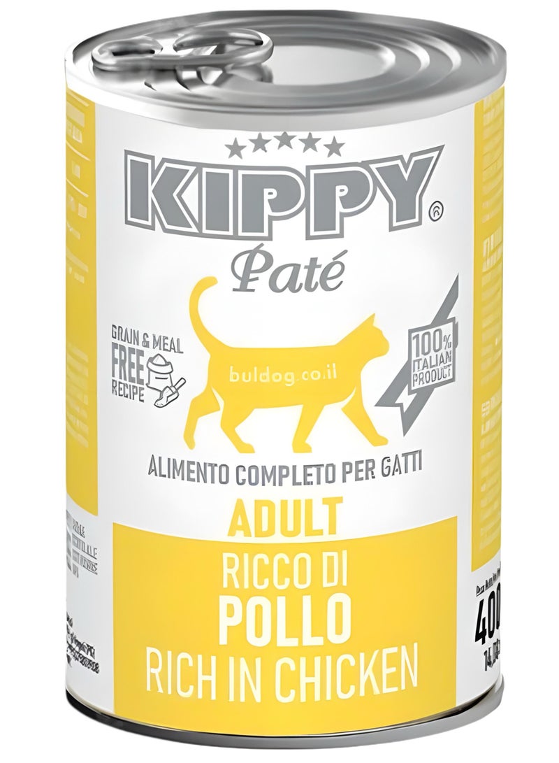 Kippy Pate Wet cat food (6 cans) - Kippy Pate  with Chicken flavor - 6 × 400g - Image 2