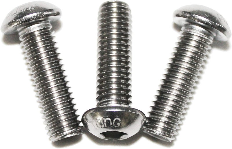 Fullerkreg 100 Pcs M4-0.70 x 12mm Button Head Socket Cap Bolts Screws, 18-8 Stainless Steel, Allen Hex Drive, ISO 7380, by ,Come in a Plastic Case - Image 4