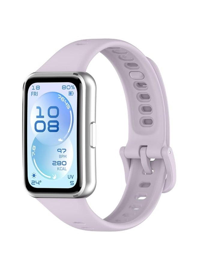 Silicone Strap for Huawei Band 11 Soft Silicone Sport Band, Soft Breathable, for Huawei Band 11 Adjustable Replacement Strap- - Image 1