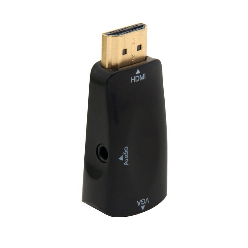 CABLESETC HDMI Male to VGA Female Adapter Converter with Audio - Image 3