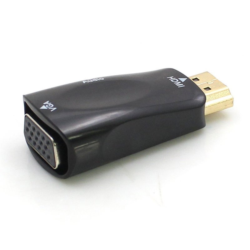 CABLESETC HDMI Male to VGA Female Adapter Converter with Audio - Image 1