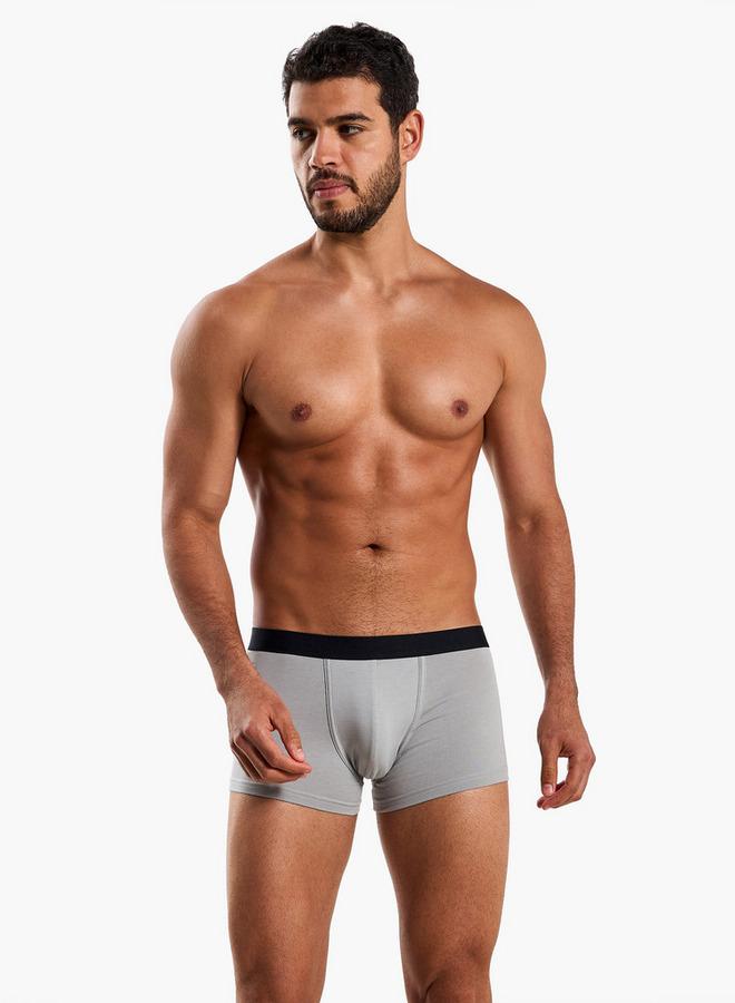 Splash FAV Men Printed Cotton Hipster Trunks Pack of 3 - Image 3