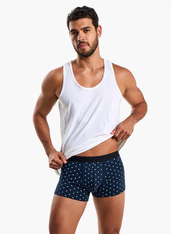 Splash FAV Men Printed Cotton Hipster Trunks Pack of 3 - Image 4