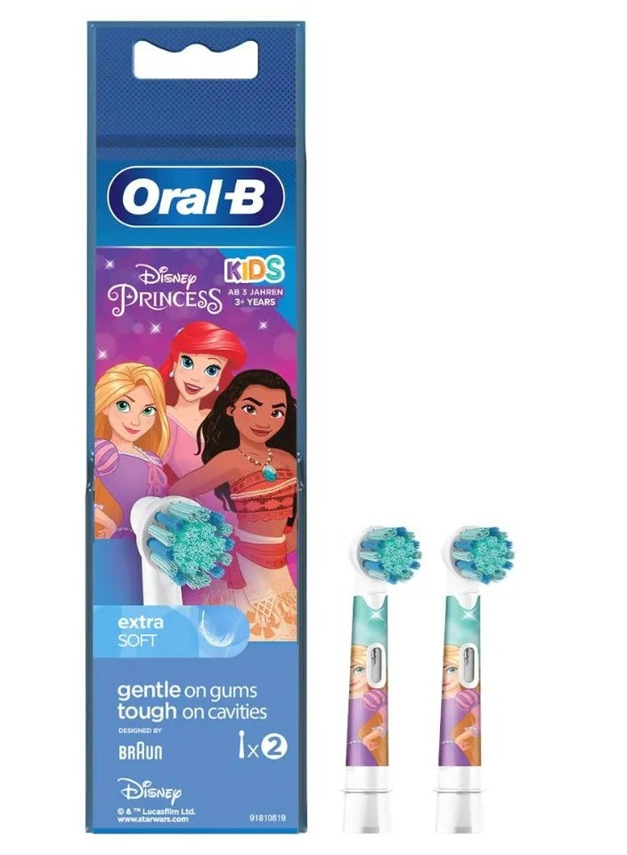 Oral-B Princess Kids Replacement Toothbrush Heads  pack of 2