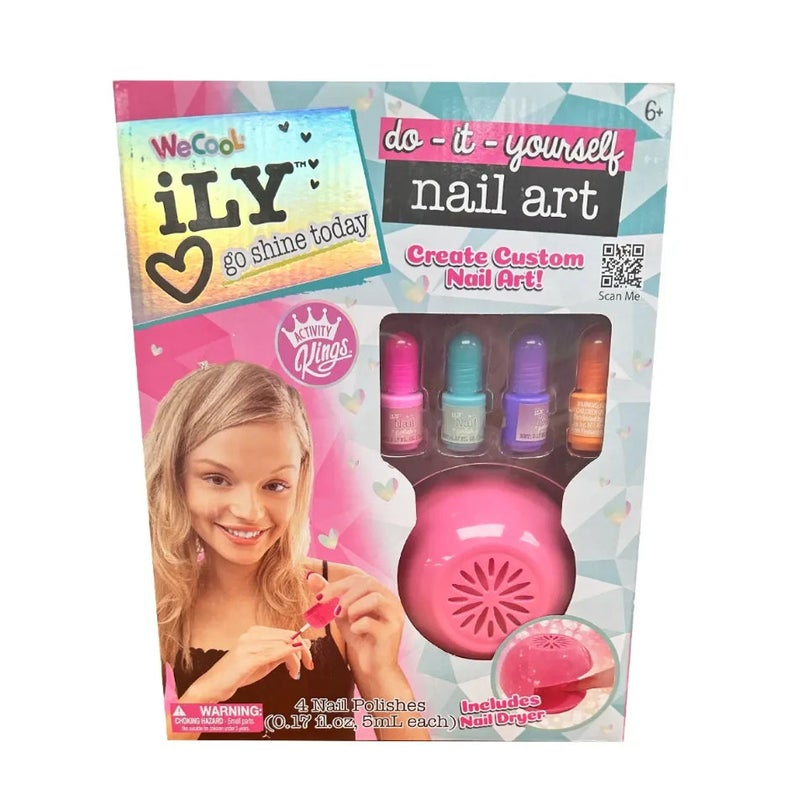 WeCool iLY DIY Nail Art With Nail Dryer Set (20 ml) - Image 1