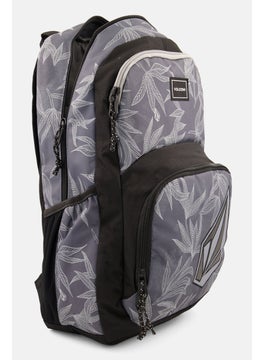 Volcom Men Brand Logo Backpack 28 L x 46 H x 9 W cm, Grey Combo  - Image 3