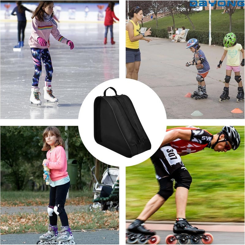 DAYONG Roller Skate Bags, Oxford Cloth Ice Inline Skates Bag with Adjustable Shoulder Strap for Kids and Adult, Large Capacity Skate Bag for Skates Shoes, Helmet Other Skate Accessories. - Image 5