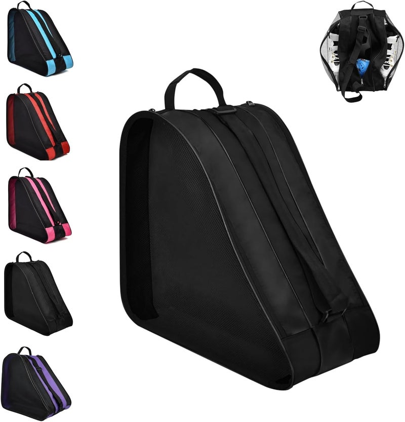 DAYONG Roller Skate Bags, Oxford Cloth Ice Inline Skates Bag with Adjustable Shoulder Strap for Kids and Adult, Large Capacity Skate Bag for Skates Shoes, Helmet Other Skate Accessories. - Image 1