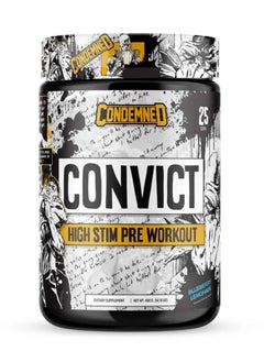 Condemned Laboratoriez Convict NEW High Stim Pre-Workout Blueberry Lemonade  - Image 1