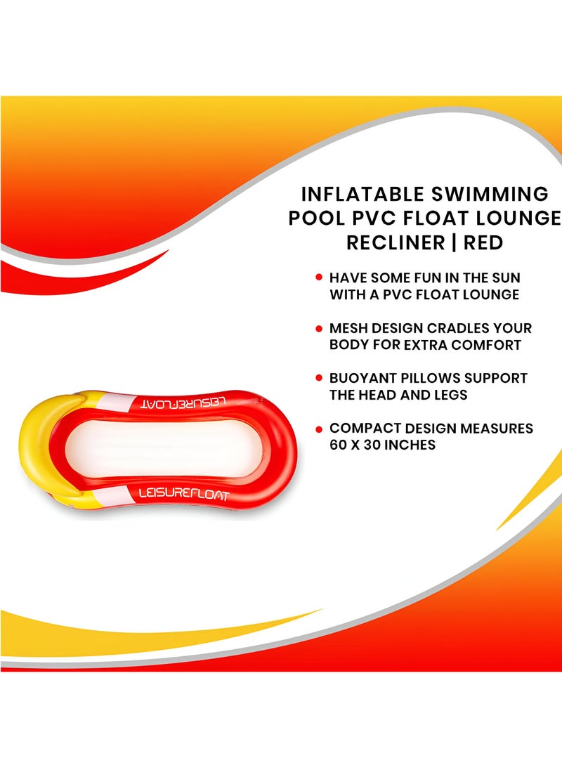 Inflatable Pool Floats Lounge for Adult Size, Pool Raft Float Chair for Swimming Pool with Shade Armrest Headrest 63" x 35.4" Load 200lbs