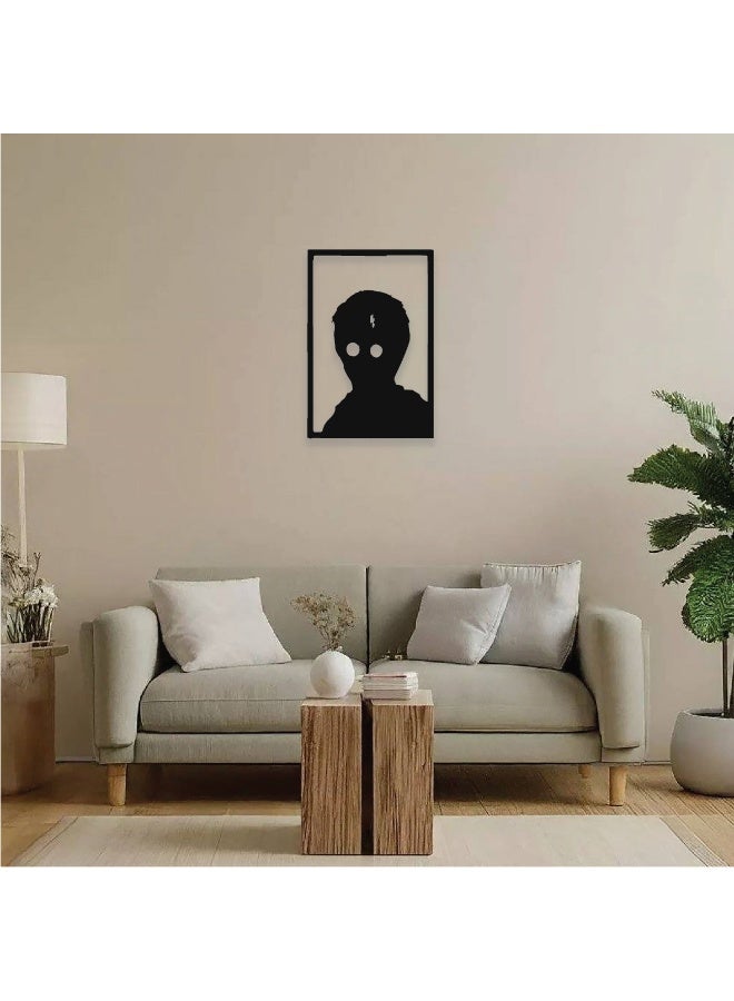 حكاية شمعة لوحة فنية جدارية تأتي بتصميم "هاري بوتر" لتزين جدار منزلك الرائع باللون الأسود المميز - Image 1