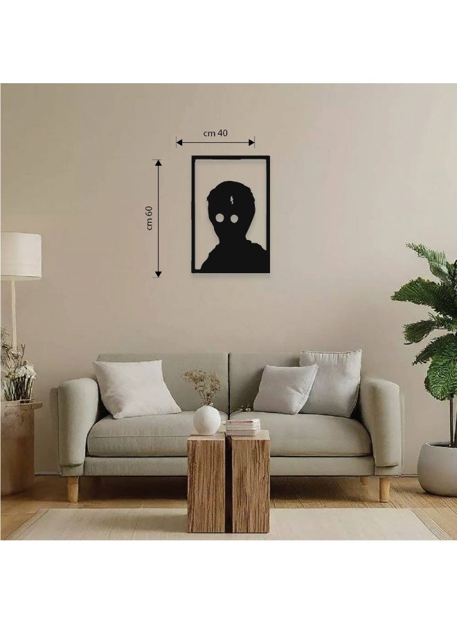 حكاية شمعة لوحة فنية جدارية تأتي بتصميم "هاري بوتر" لتزين جدار منزلك الرائع باللون الأسود المميز - Image 2