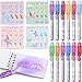 SNLN Invisible Ink Pen and Notebook Pack 24 Pcs Unicorn Party Favors Spy Pens with UV Light Magic Marker for Secret Message Birthday Party Favors for Kids Boys Girls Classroom Prize Stationery Set - Image 2