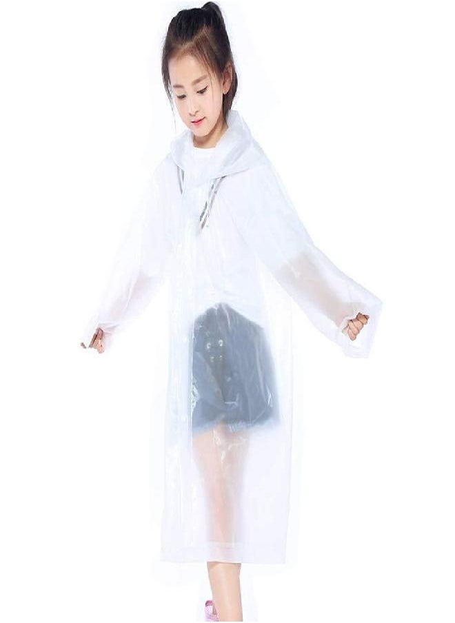 Luckyiren Thicker Reusable Raincoat Rain Poncho Jacket Slicker for Children Boy Girl Kids  - Image 1