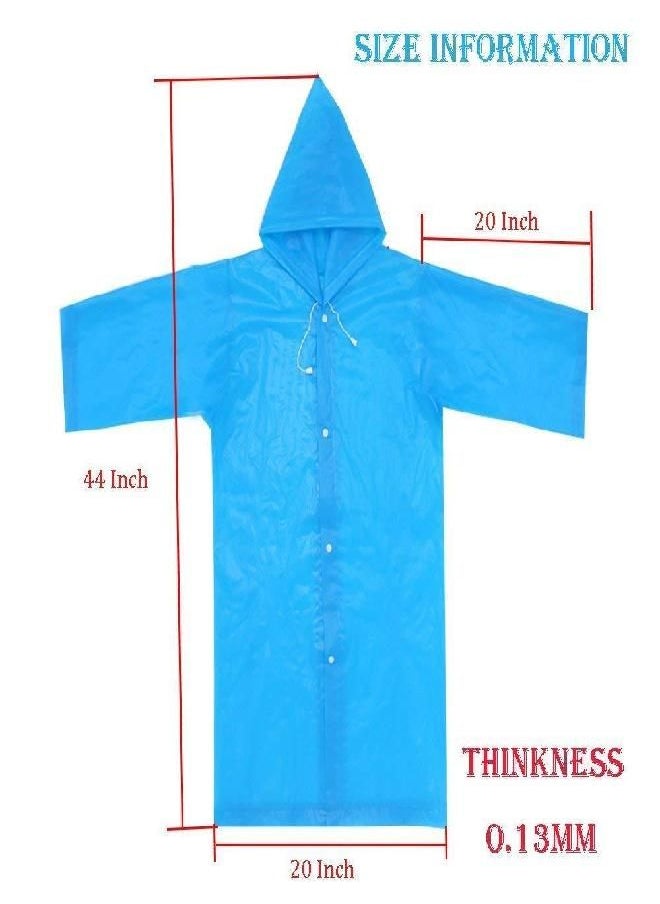 Luckyiren Thicker Reusable Raincoat Rain Poncho Jacket Slicker for Children Boy Girl Kids  - Image 2