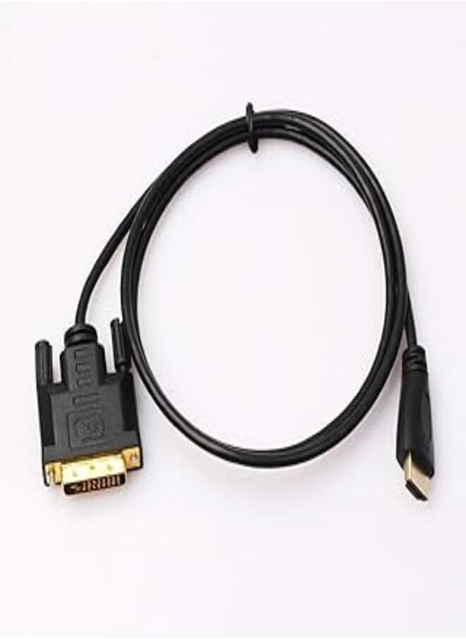 Generic Hdmi male to dvi-d 24 1 pin monitor male display adapter cable gold hd hdtv 1.8m 