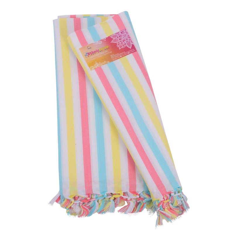 EthnicAlive Bhagalpuri Chadar for Summer| Soft Dull Cotton Chadar for Sleeping | Odhne Wali Chaddar | Dohar for Summer - Image 3