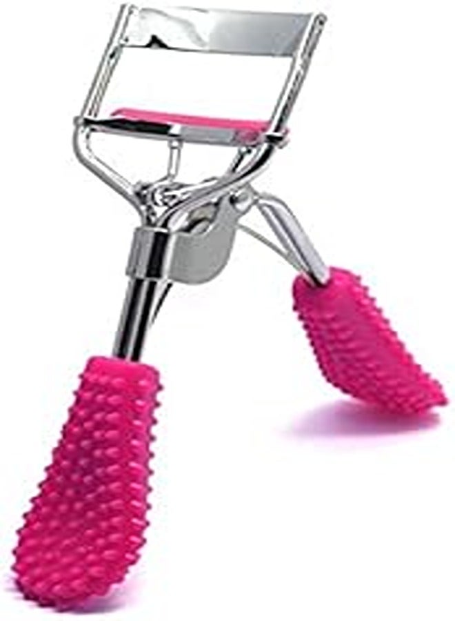 1 قطعة مشبك مكمل لتجعيد الرموش مع مقبض مثقاب أداة تجعيد الرموش النسائية الدقيقة وأدوات مكياج العيون