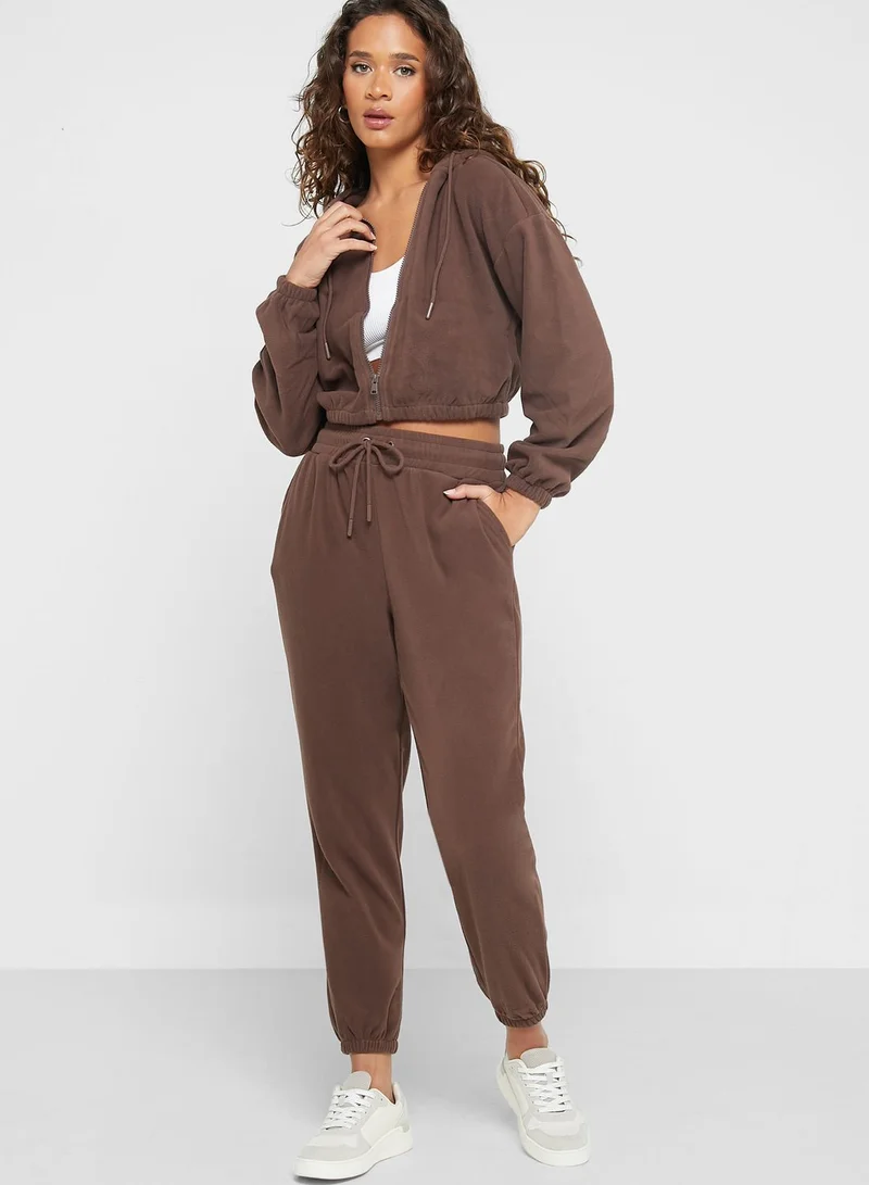 ONLY Zip Detail Knitted Hoodie