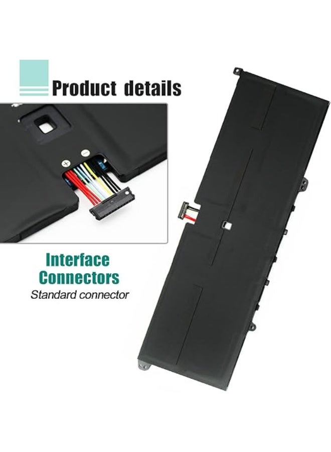 High Capacity 60Wh Laptop Battery L19C4PH2 / L19M4PH2 - Durable Replacement for Lenovo IdeaPad Yoga 9-14ITL5 (82BG Series) - 7820mAh - Image 2