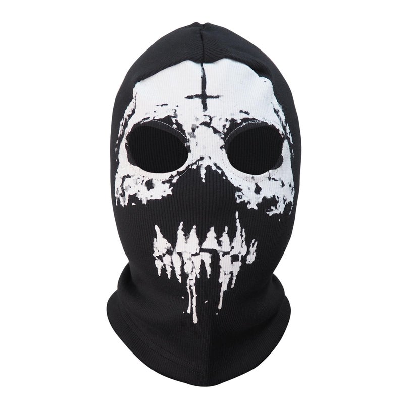CosInStyle Ghost Balaclava Scary Skeleton Skull Ski Mask for Cosplay Halloween Sports and Motorcycle Cycling StyleF - Image 3