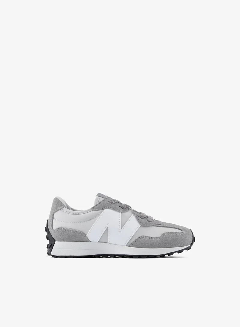 نيو بالانس Kids 327 Bungee Lace casual Sneakers (Standard Fit)