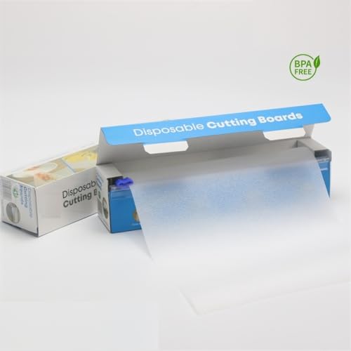 GROPOTIT Antibacterial Disposable Eco-Friendly Cutting Boards Roll, Large Flexible Chopping Mats, BPA Free Food Grade, Easy Clean-Up, for Kitchen & Outdoor (24X1000cm) - Image 3