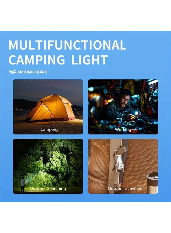 TIP 138K Mini Keychain Flashlight Rechargeable COB Light With Strobe Red Blue Modes For Hiking Camping Emergencies - Image 4