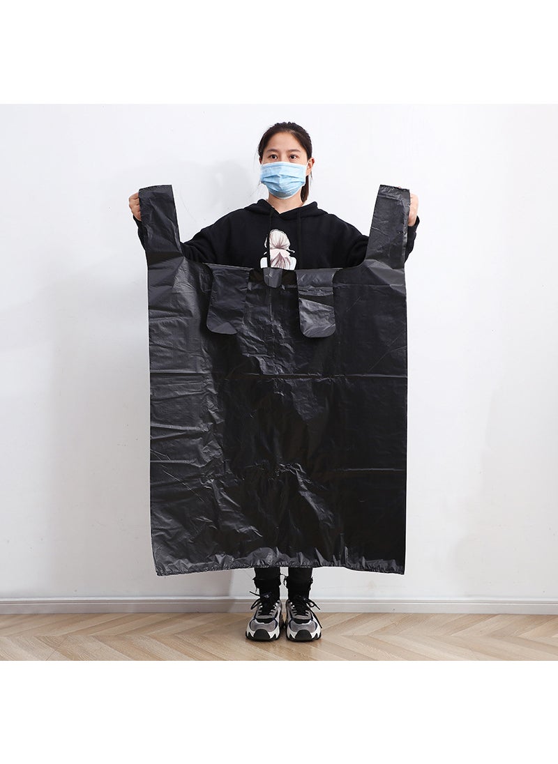Heavy Duty Black Plastic Garbage Bags Black 