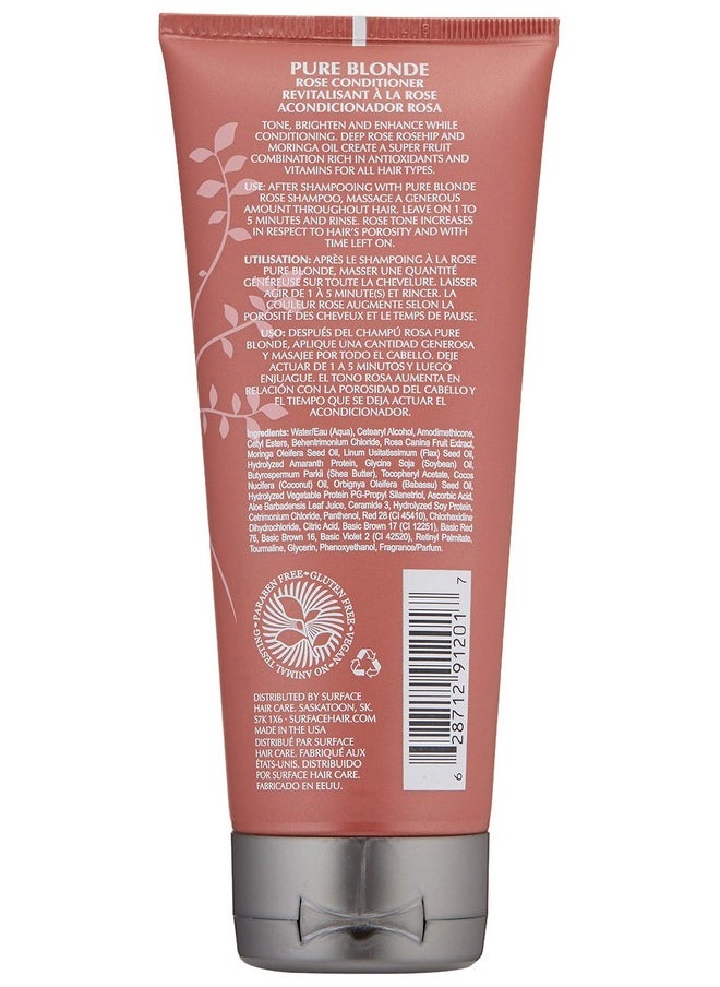 Surface Hair Pure Blonde Rose Conditioner 7 Fl Oz  - Image 3