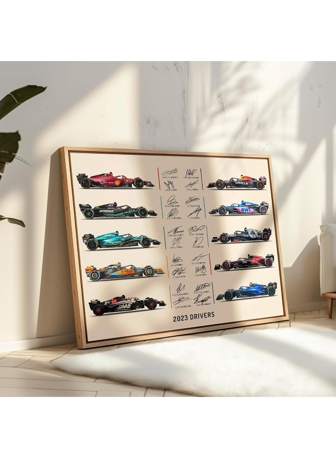Poster Master 2023 Drivers Poster - Cars & Drivers Signatures Print - Sports Art - Car Racing Art - Gift For Men, Women & Car Enthusiast - Decor For Garage, Dorm Or Office - 11X14 Unframed Wall Art - Image 4