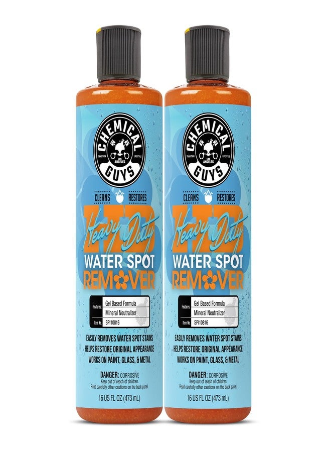 Chemical Guys SPI1081602 Heavy Duty Water Spot Remover, Safe for Cars, Trucks, Motorcycles, RVs, Home, Office & More, (2 Pack) 16 fl oz - Image 1