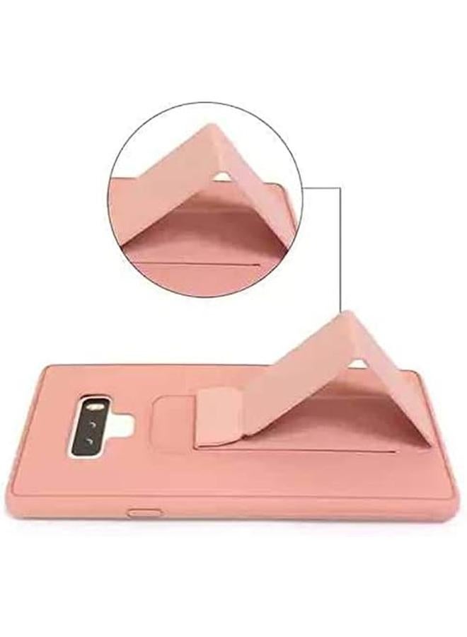 erorex Samsung Galaxy Note 9 Wristband Bracket Stand With Steel Support Magnet Car Holder Design Mobile Phone Protective Cover Case Gray - Image 4