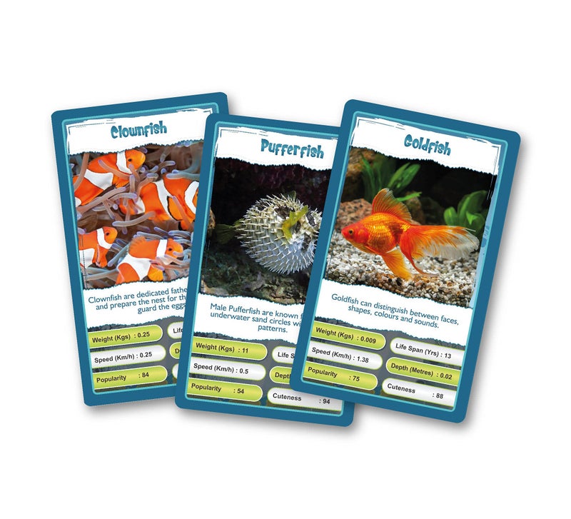 Kaizen MicroLessons Smart Cards to Enhance General Awareness for Age 6-15, Learn While Playing, General Knowledge for Kids, (Combo Pack of 3: Know Your World, Aquatic and Country Trump Cards) - Image 5