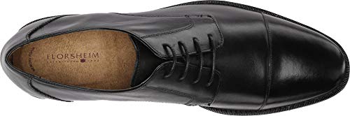 Florsheim أحذية فلورشايم® مونتينارو كاب تو أكسفورد للرجال - جلد علوي - بطانة مصنوعة من مواد صناعية - نعل ميموري فوم أسود ناعم 12 م (D) - Image 3