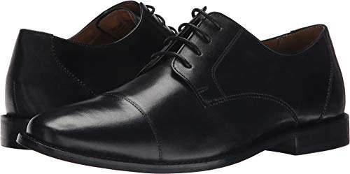 Florsheim أحذية فلورشايم® مونتينارو كاب تو أكسفورد للرجال - جلد علوي - بطانة مصنوعة من مواد صناعية - نعل ميموري فوم أسود ناعم 12 م (D) - Image 2