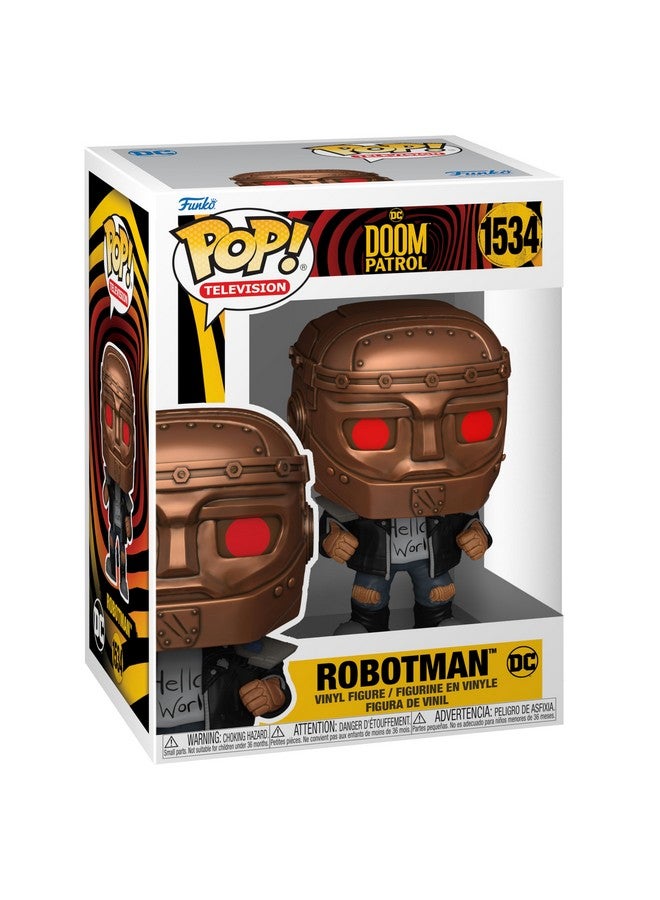 Funko POP! TV: Doom Patrol - Robotman - Collectable Vinyl Figure - Gift Idea - Official Merchandise - for Kids & Adults - TV Fans - Model Figure for Collectors and Display - Image 1