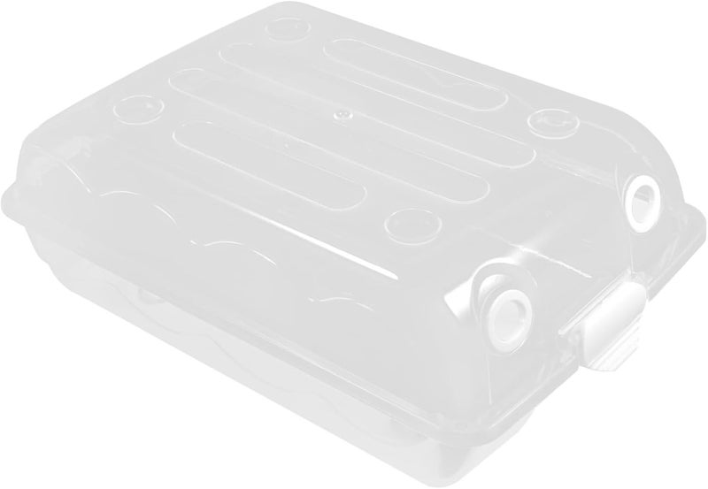 Shoe Organizer Space Saver Storage Box Stackable Plastic Sneaker Boxes Underbed Storage Entryway Hard Smooth - Image 1